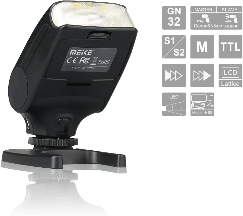 فلاش اکسترنال TTL مستر MEIKE MK-320F برای دوربین های فوجی فیلم X-M1 X-T1 X-Pro1 X-A1 X-A2 X-E1 X-E2 X30 X100T X100S S1 SL1000 و غیره