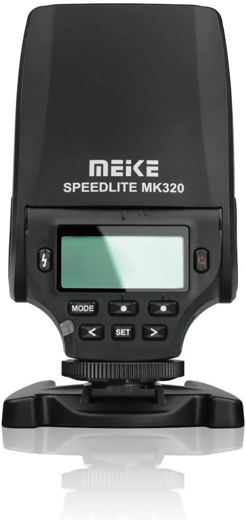 فلاش خودکار کوچک Meike MK-320S Mini TTL Speedlite برای دوربین های DSLR و بدون آینه سونی با کفشک MI مدل های A7 A7II NEX6 A6000 A6300 A6500