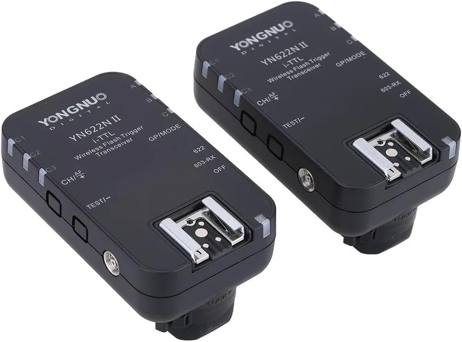فرستنده گیرنده بی سیم i-TTL فلاش YONGNUO YN622N II 2.4G برای Nikon D70 D80 D90 D200 D300 D600 D700 D800 D3000 D5000 D7000 Series