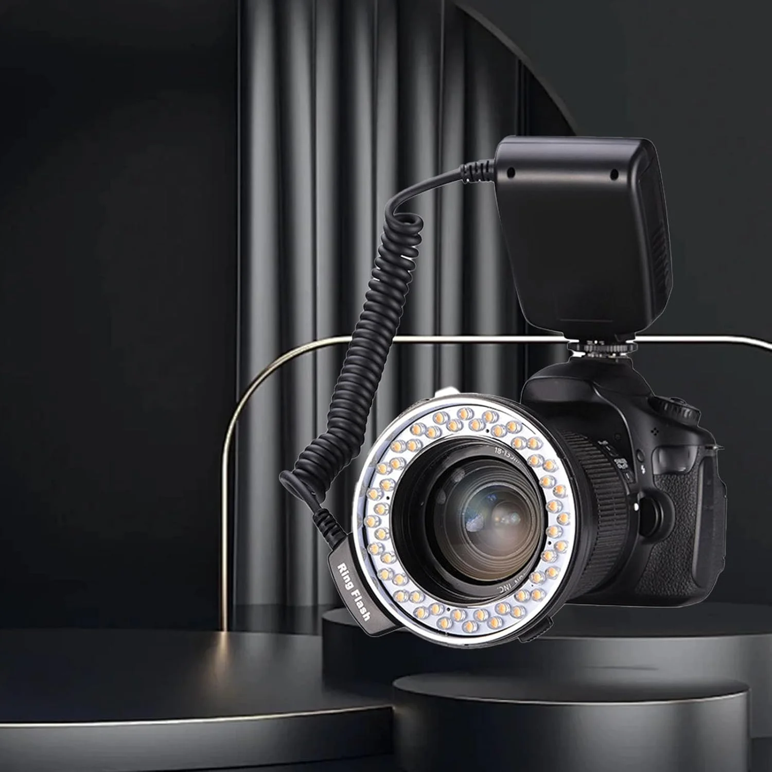 فلاش حلقوی ماکرو LED با حلقه های آداپتور نمایشگر LCD و پخش کننده فلاش برای اکثر دوربین های DSLR، فلاش حلقه ای دوربین برای عکاسی ماکرو، عکاسی از گیاهان فلاش حلقوی ماکرو LED با حلقه های آداپتور نمایشگر LCD و پخش کننده فلاش برای اکثر دوربین های DSLR، فلاش حلقه ای دوربین برای عکاسی ماکرو، عکاسی از گیاهان