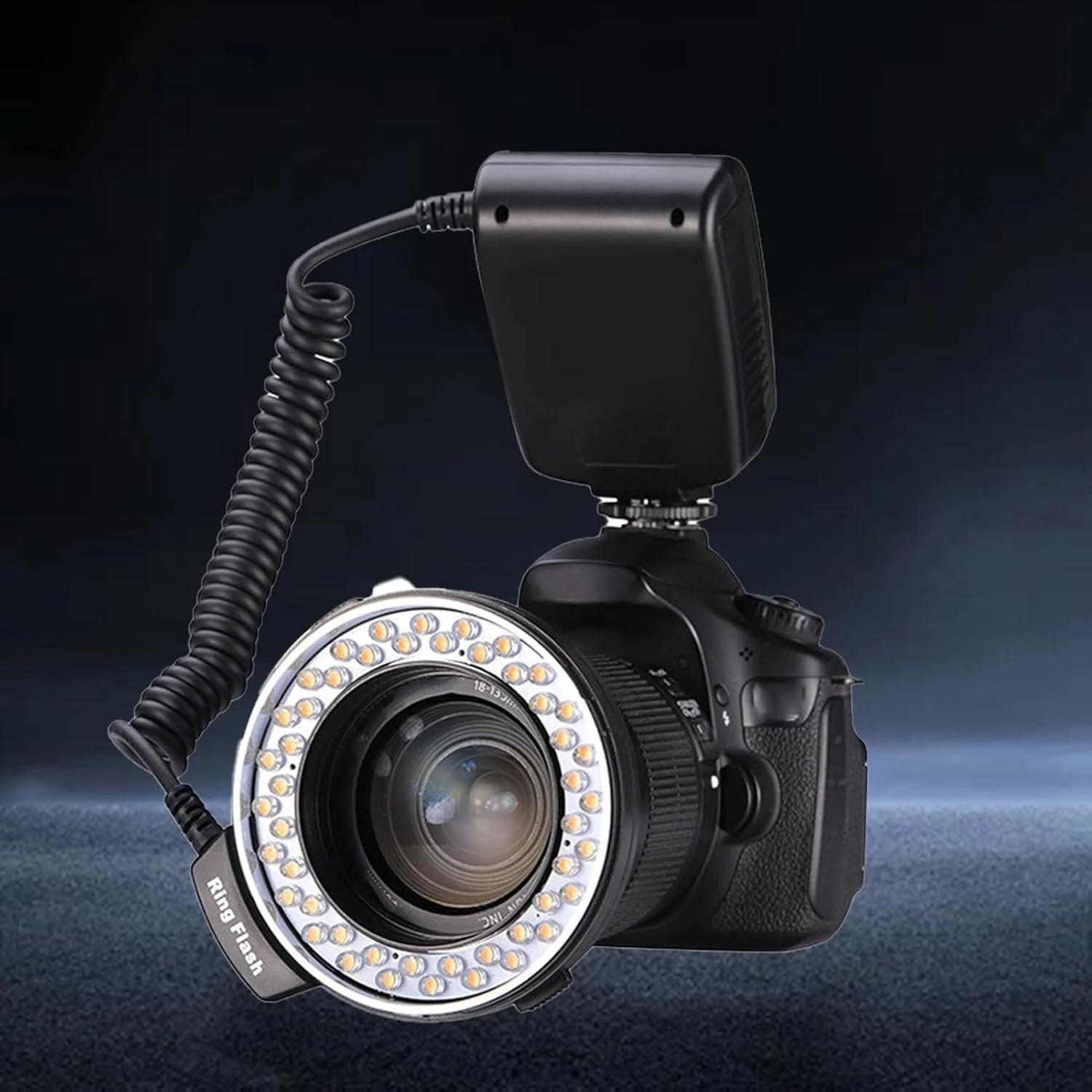 فلاش ماکرو LED یونسیتی 48 با صفحه نمایش LCD، کنترل نیرو، 4 حالت نورپردازی، 7 سطح تنظیم روشنایی، فلاش با حلقه های آداپتور و دیفیوزر فلاش برای دوربین های DSLR فلاش ماکرو LED یونسیتی 48 با صفحه نمایش LCD، کنترل نیرو، 4 حالت نورپردازی، 7 سطح تنظیم روشنایی، فلاش با حلقه های آداپتور و دیفیوزر فلاش برای دوربین های DSLR