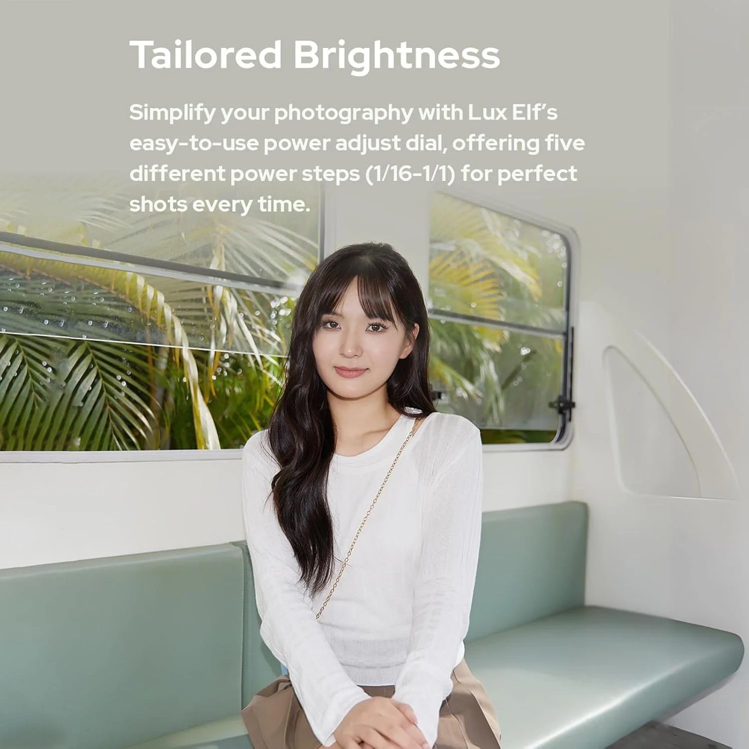 فلاش دوربین رترو گودکس LUX ELF GN6 با ۵ سطح قدرت، ۴۰۰ بار فلاش با قدرت کامل، باتری داخلی و اتصال تکی سازگار با دوربین های کانن، سونی و نیکون