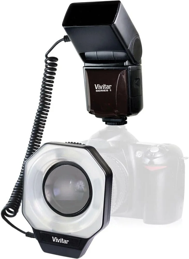 فلاش حلقوی ماکرو حرفه ای برای دوربین های کانن EOS Rebel DSLR 1200D