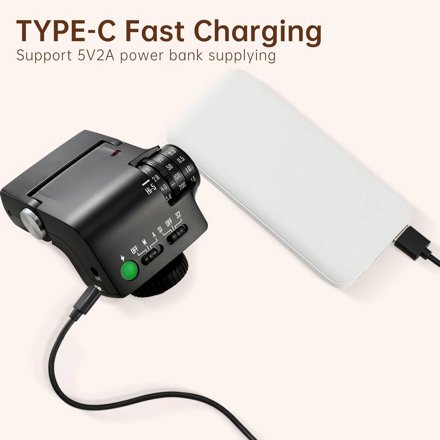 فلاش دوربین رترو JINBEI 25Ws Hi-5، اسپیدلایت GN16 با حالت های حساس به نور S1/S2، CCT 6000K±200K، داخلی برای دوربین های کفشک دار سونی کانن نیکون فوجی المپوس فلاش دوربین رترو JINBEI 25Ws Hi-5، اسپیدلایت GN16 با حالت های حساس به نور S1/S2، CCT 6000K±200K، داخلی برای دوربین های کفشک دار سونی کانن نیکون فوجی المپوس