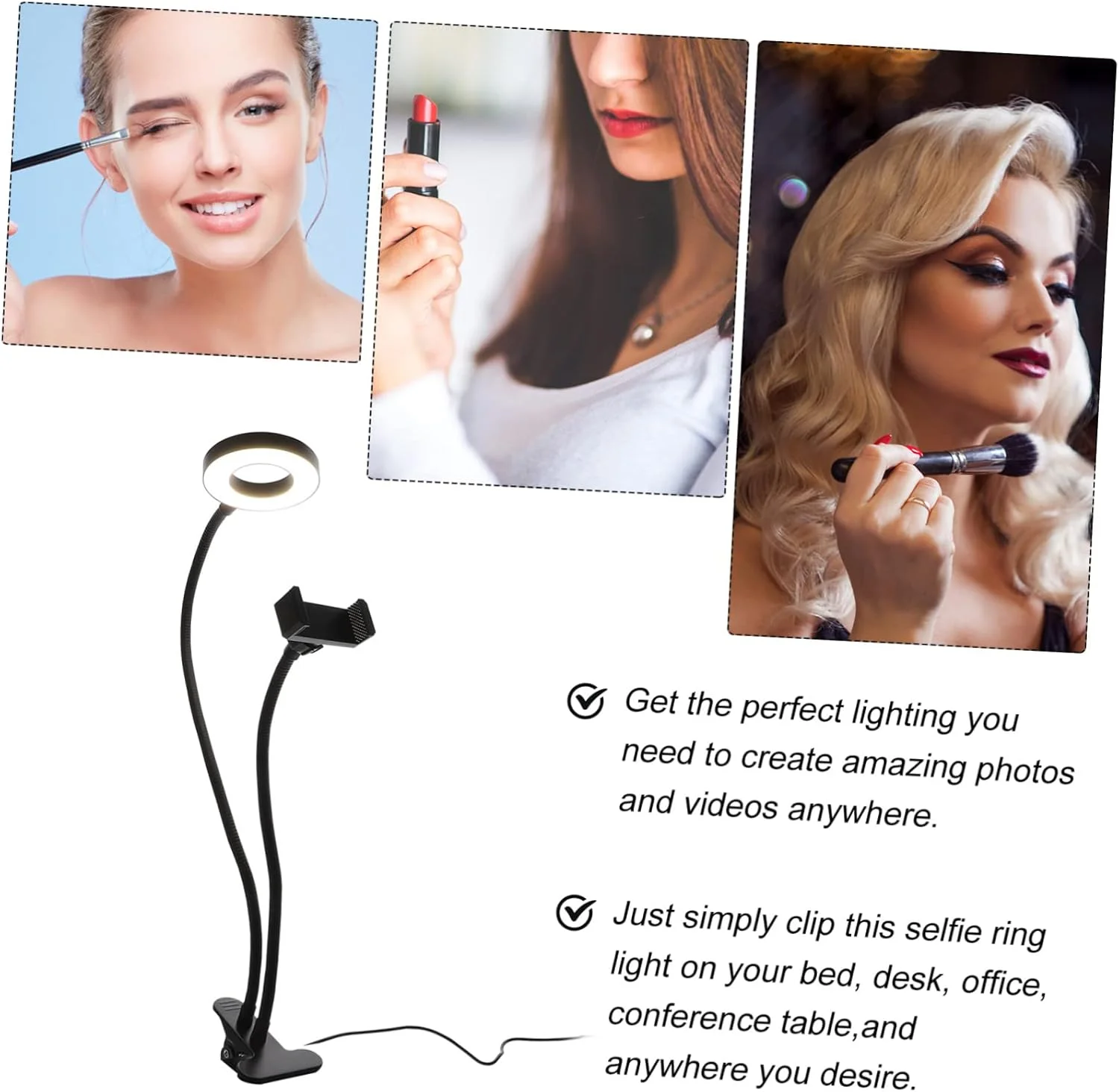 وییمون 1 ست نور پرکننده دو در یک چراغ ال ای دی چراغ حلقه ای ال ای دی نور پرکننده آرایش چراغ حلقه ای گیره ای روی تلفن چراغ حلقه ای برای میز عکاسی حلقه ای ای بی اس نگهدارنده تلفن همراه کوچک وییمون 1 ست نور پرکننده دو در یک چراغ ال ای دی چراغ حلقه ای ال ای دی نور پرکننده آرایش چراغ حلقه ای گیره ای روی تلفن چراغ حلقه ای برای میز عکاسی حلقه ای ای بی اس نگهدارنده تلفن همراه کوچک