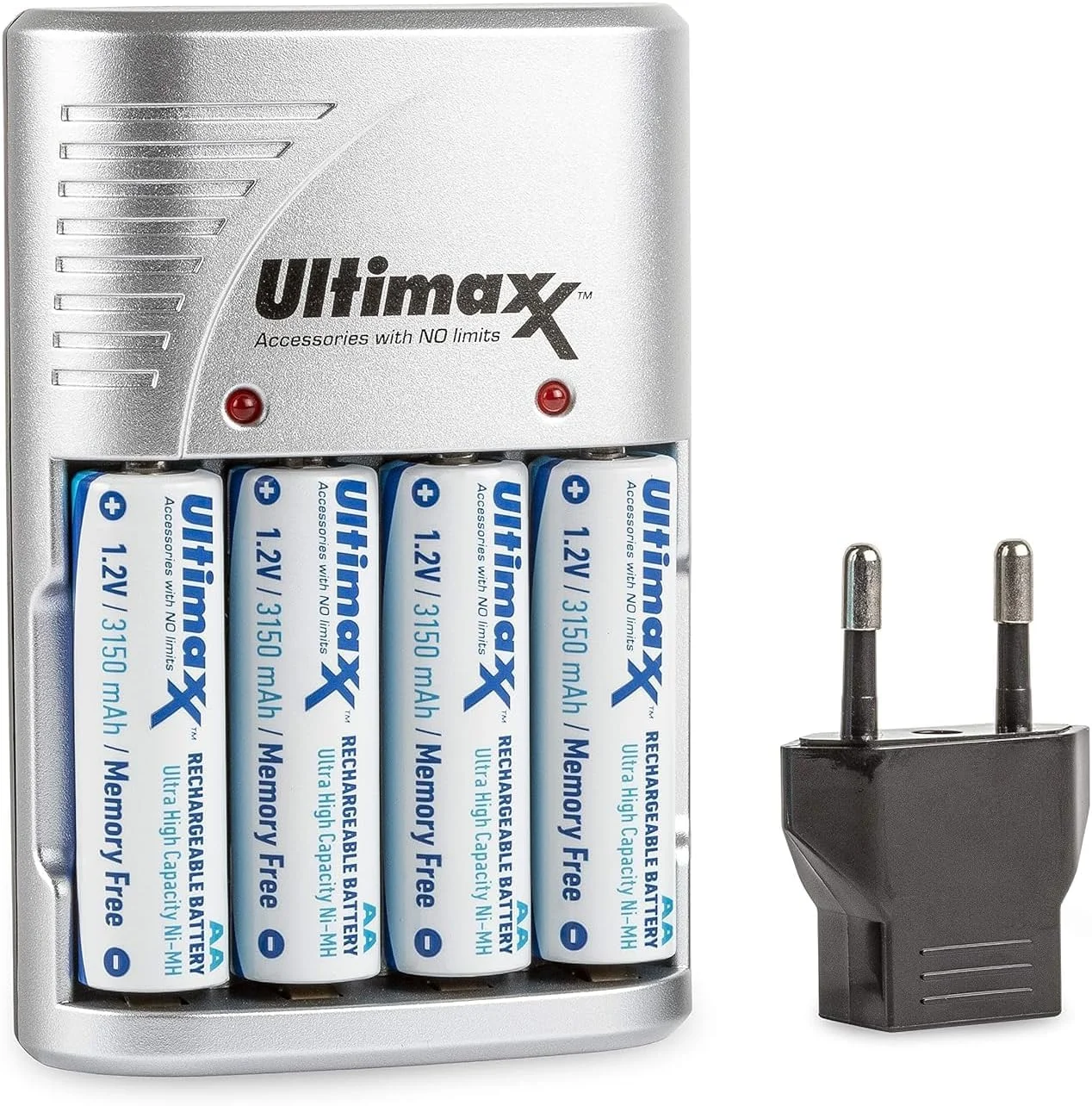 فلاش اتوماتیک با فوکوس خودکار برای دوربین های دیجیتال و SLR PENTAX + ریموت شاتر بی سیم + شارژر سریع 4 پورت با 4 عدد باتری AA 1.2V 3150mAh + پارچه میکروفیبر OPTURA