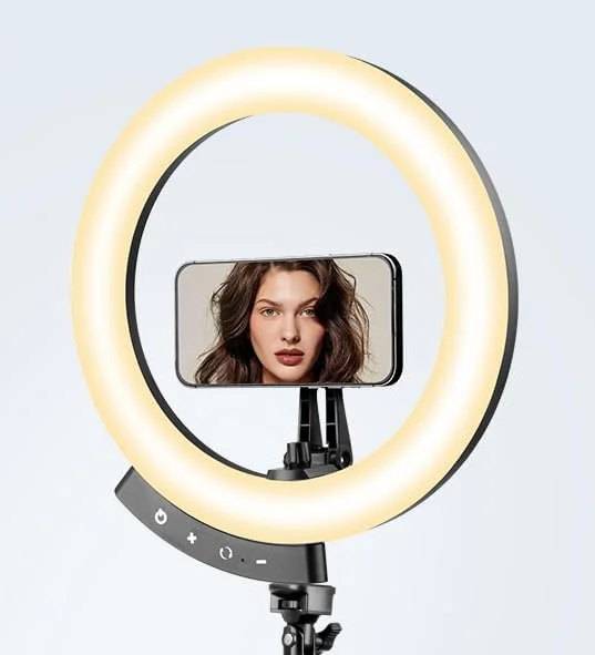 حلقه نور 12 اینچی برای نگهدارنده تلفن مغناطیسی