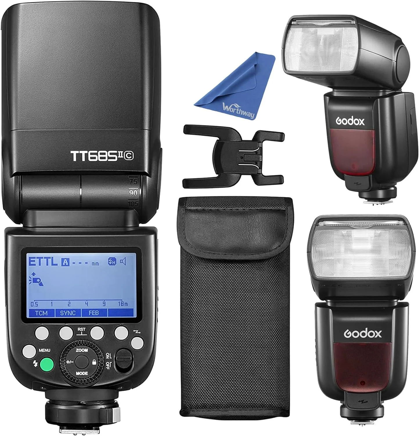 فلاش اسپیدلایت دوربین گودکس TT685II-C برای کانن، E-TTL 2.4G بی‌سیم GN60 HSS، فلاش سازگار با دوربین‌های کانن