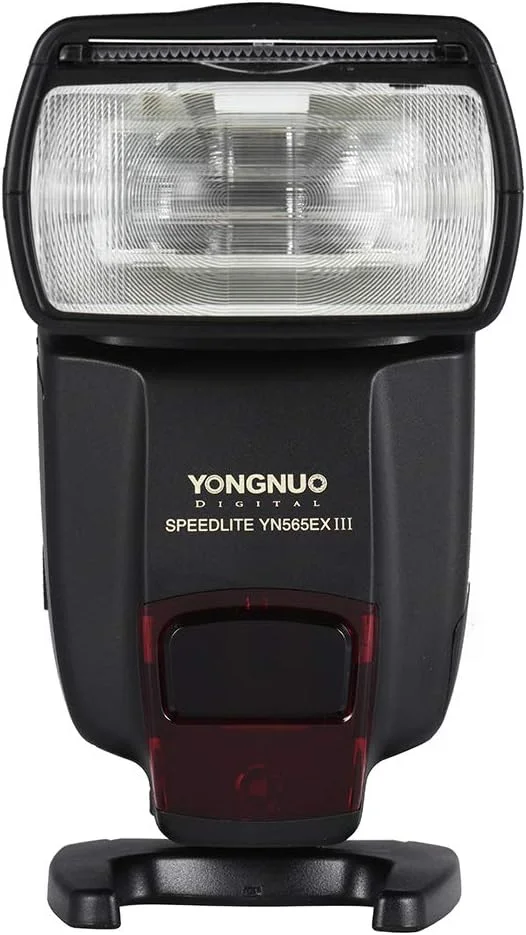 فلاش اسپیدلایت بی سیم TTL اسلیو Morelian YN565EX III/N با عدد راهنمای GN58، سیستم بازیافت پرسرعت، پشتیبانی از ارتقاء فریمور USB برای دوربین های DSLR نیکون