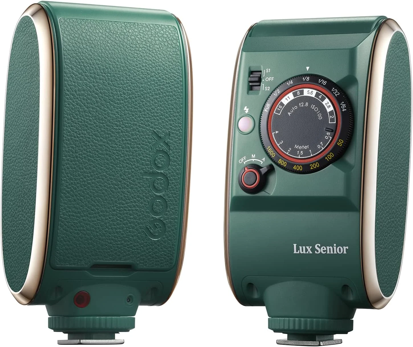 فلاش دوربین رترو OUNA Lux Senior GN14 دمای رنگ 6000K حالت های فلاش خودکار و دستی قدرت فلاش 1/1-1/64 فاصله کانونی 28 میلی متر جایگزین برای دوربین های کفشک دار فوجی فیلم Olympus