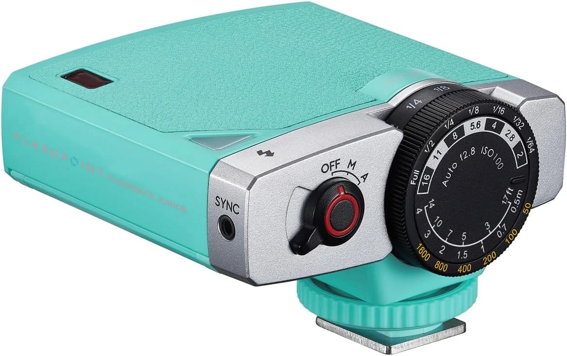 فلاش دوربین قدیمی فلش پوینت Flashback Junior، سبز نعنایی