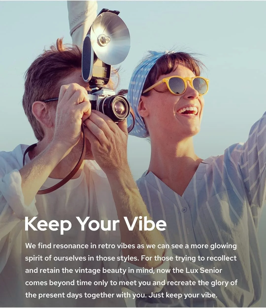 فلاش دوربین رترو گودکس Lux Senior GN14 CCT 6000 ± 200K، فلاش با دمای رنگ، حالت فلاش خودکار و دستی، 1700mAh، حالت فلاش خودکار/دستی برای دوربین های Canon Nikon Sony Fujifilm Olympus