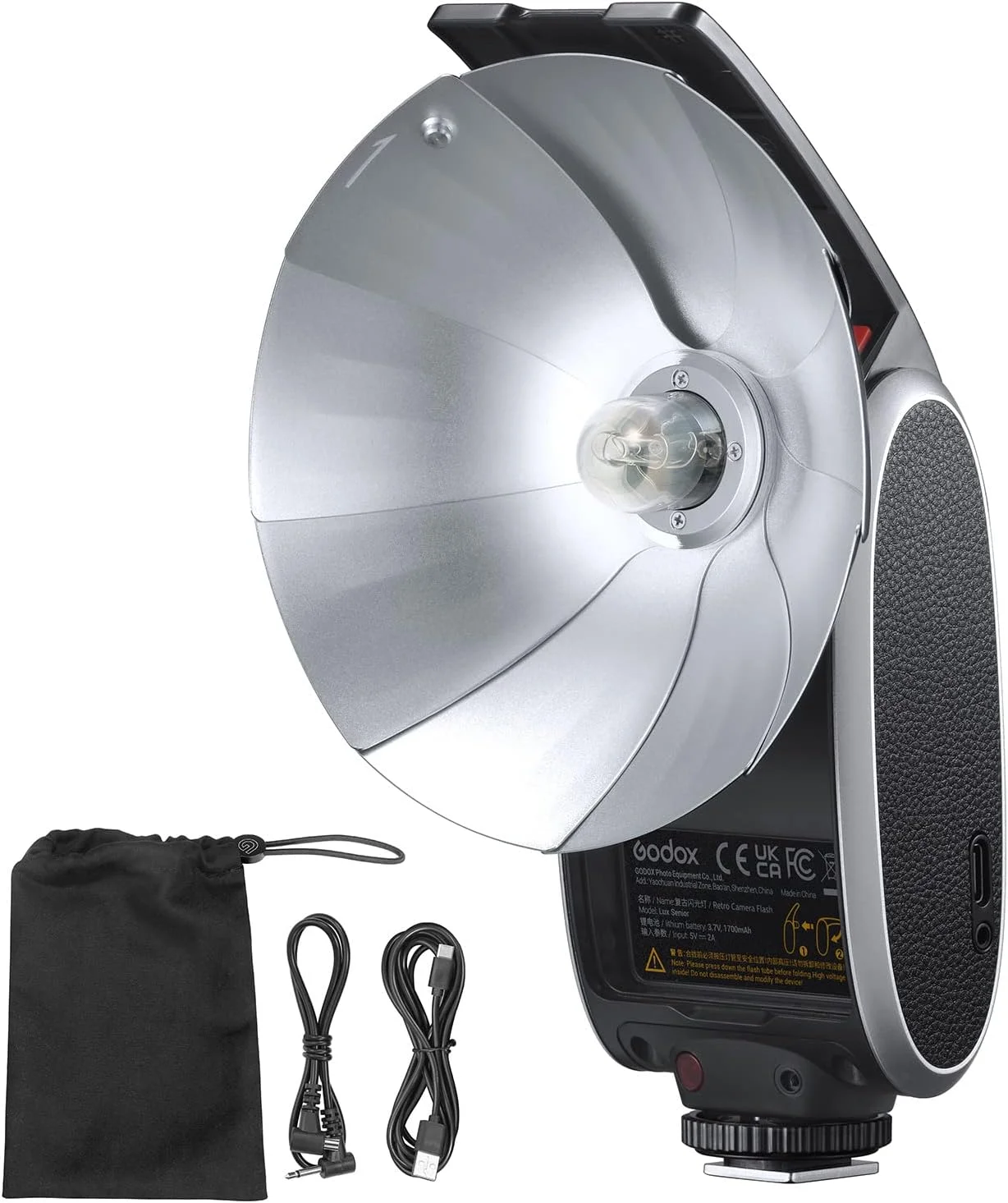 فلاش دوربین رترو گودوکس Lux Senior برای دوربین های فوجی فیلم، کانن، نیکون، الیمپوس و سونی