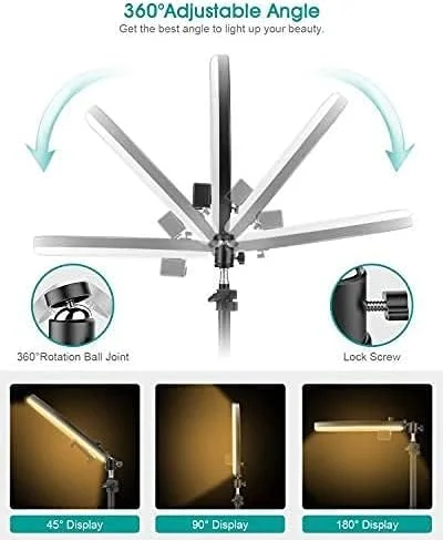 پایه نگهدارنده موبایل رومیزی 2 در 1 با نور حلقه ای LED 10 اینچی قابل تنظیم برای ضبط آشپزی، خوشنویسی، آموزش آنلاین، طراحی، هنر ناخن، جواهرات، ضبط ویدیو و پخش زنده پایه نگهدارنده موبایل رومیزی 2 در 1 با نور حلقه ای LED 10 اینچی قابل تنظیم برای ضبط آشپزی، خوشنویسی، آموزش آنلاین، طراحی، هنر ناخن، جواهرات، ضبط ویدیو و پخش زنده