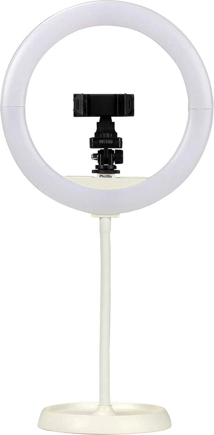 نور ال ای دی حلقه ای Phottix Nuada Ring10 به همراه پایه رومیزی