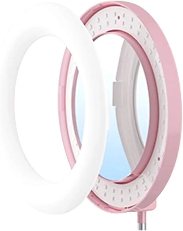 نور حلقه ای LED مدل G3 3 در 1 با قابلیت تنظیم نور، 6 اینچی، تاشو، مناسب برای سلفی، دارای آینه، مناسب برای یوتیوب، تیک تاک، پخش زنده و آرایش - سفید نور حلقه ای LED مدل G3 3 در 1 با قابلیت تنظیم نور، 6 اینچی، تاشو، مناسب برای سلفی، دارای آینه، مناسب برای یوتیوب، تیک تاک، پخش زنده و آرایش - سفید