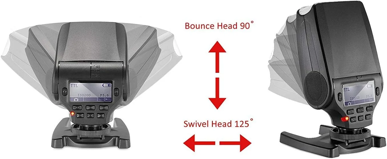 فلاش اسپیدلایت مینی TTL دیجیتال Nc، فلاش اتوماتیک سازگار با سونی آلفا a6600
