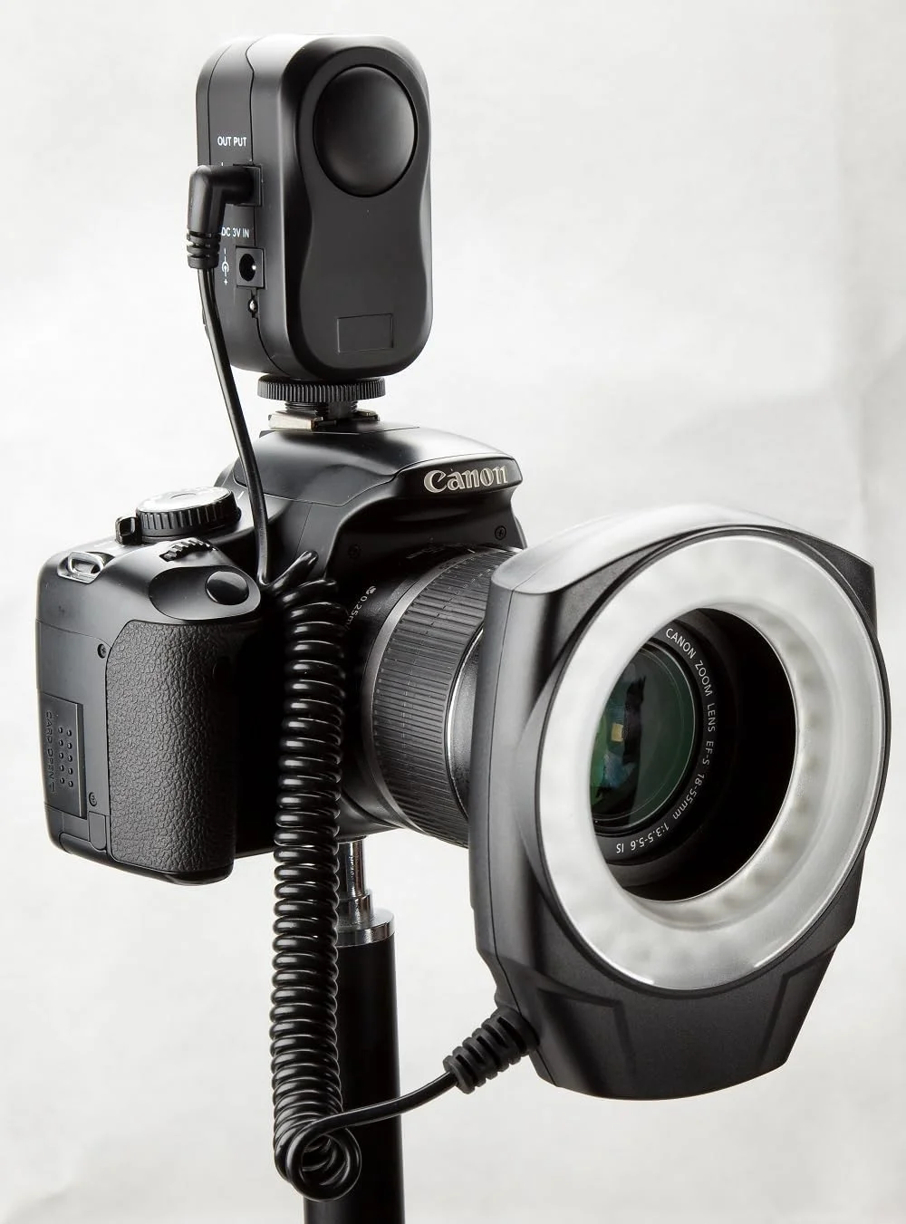 AECAM - چراغ حلقه ای LED ماکرو GODOXs RING48 برای دوربین های DSLR کانن، نیکون و المپوس