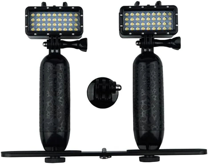 چراغ ویدئویی LED زیر آب برای غواصی و نورپردازی دوربین های اکشن GOPROs Hero 11 5 SJCAMs Yi MIJIAs Androids (فقط چراغ) چراغ ویدئویی LED زیر آب برای غواصی و نورپردازی دوربین های اکشن GOPROs Hero 11 5 SJCAMs Yi MIJIAs Androids (فقط چراغ)