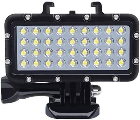 چراغ ویدئویی LED زیر آب برای غواصی و نورپردازی دوربین های اکشن GOPROs Hero 11 5 SJCAMs Yi MIJIAs Androids (فقط چراغ)