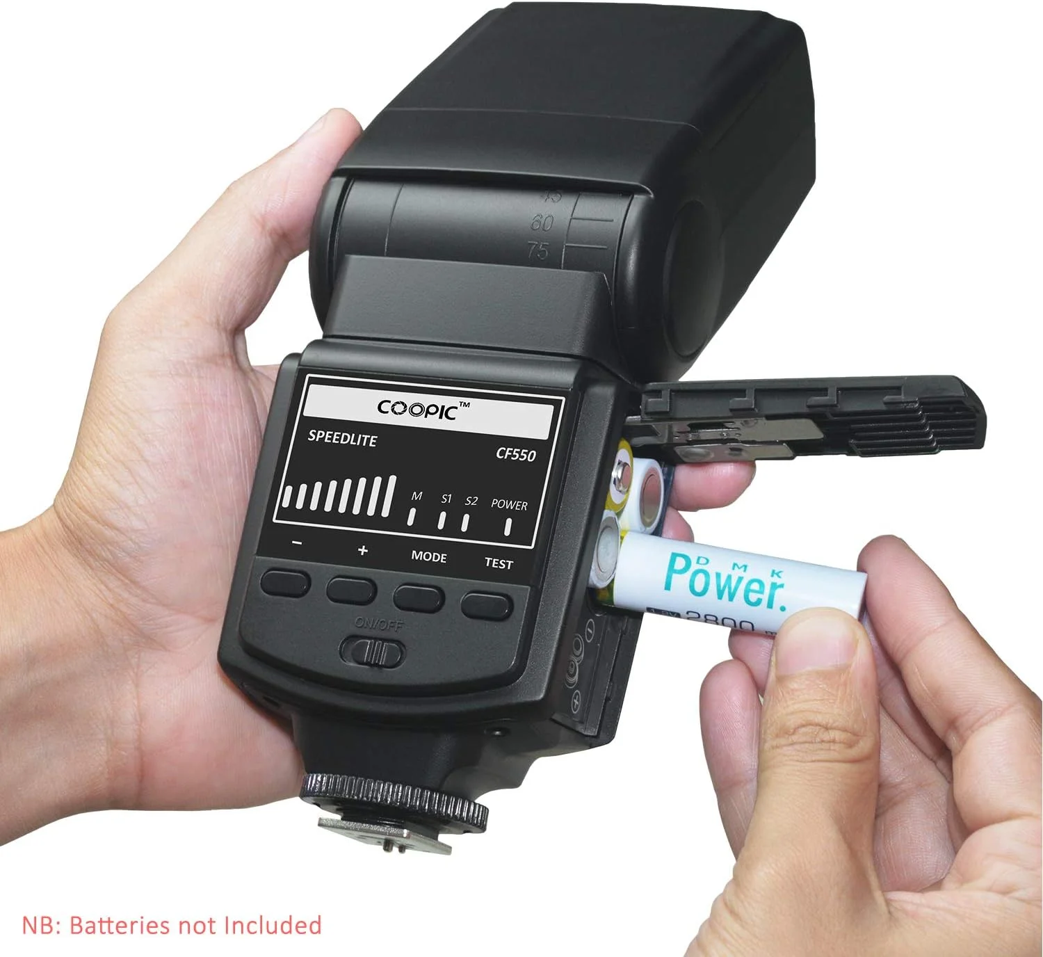 فلاش اسپیدلایت COOPIC CF550 سازگار با دوربین های دیجیتال DSLR کانن، نیکون، پاناسونیک، الیمپوس، پنتاکس و سایر دوربین ها با هات شو استاندارد فلاش اسپیدلایت COOPIC CF550 سازگار با دوربین های دیجیتال DSLR کانن، نیکون، پاناسونیک، الیمپوس، پنتاکس و سایر دوربین ها با هات شو استاندارد