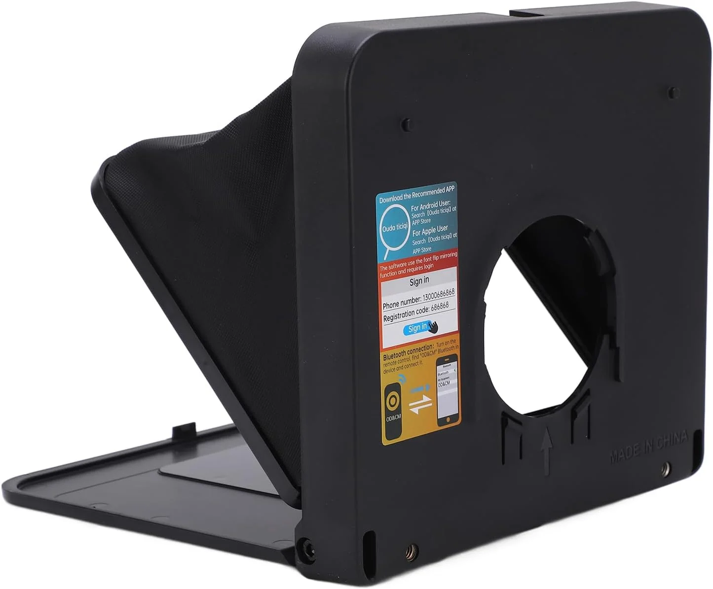 تله پرامپتر قابل حمل TC7S برای تلفن، تله پرامپتر برای تلفن هوشمند، تبلت، دوربین SLR با کنترل از راه دور