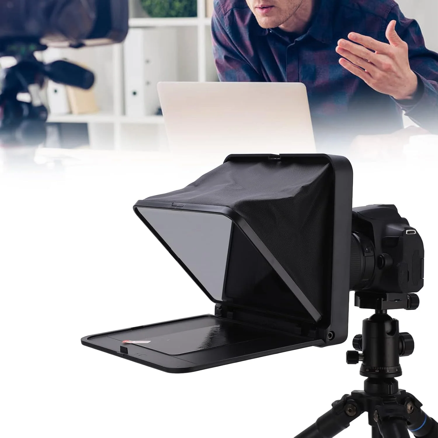 تله پرومتر تاشو TC7 با کنترل از راه دور افقی عمودی و مانت کفشک سرد برای تبلت های 7.9 اینچی، دوربین های SLR و تلفن های هوشمند