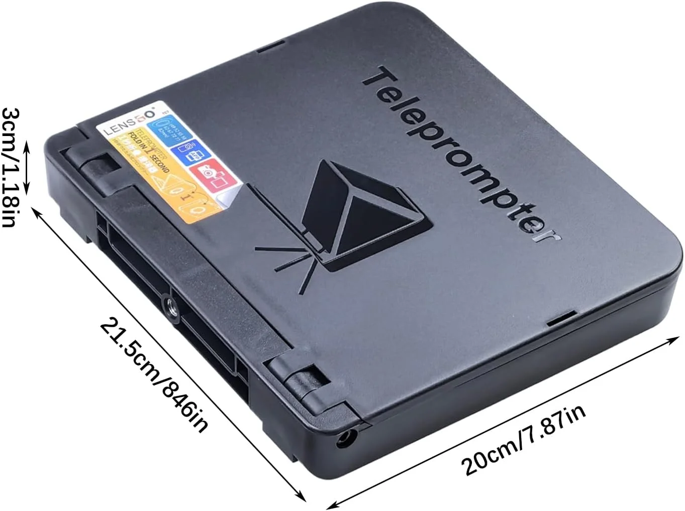 تله پرومپتر قابل حمل TC7، تله پرومپتر تاشو برای تبلت تلفن همراه دوربین با کنترل از راه دور، مناسب برای آموزش آنلاین، ولاگ، پخش زنده، مصاحبه، مشکی تله پرومپتر قابل حمل TC7، تله پرومپتر تاشو برای تبلت تلفن همراه دوربین با کنترل از راه دور، مناسب برای آموزش آنلاین، ولاگ، پخش زنده، مصاحبه، مشکی