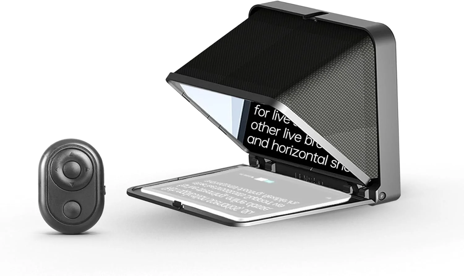 تله پرومتر 8 اینچی LENSGO TC7 برای آیپد، تبلت، تلفن هوشمند، دوربین DSLR به همراه کنترل از راه دور، سازگار با برنامه های iOS و Android برای آموزش آنلاین، ولاگ، پخش زنده (TC7)