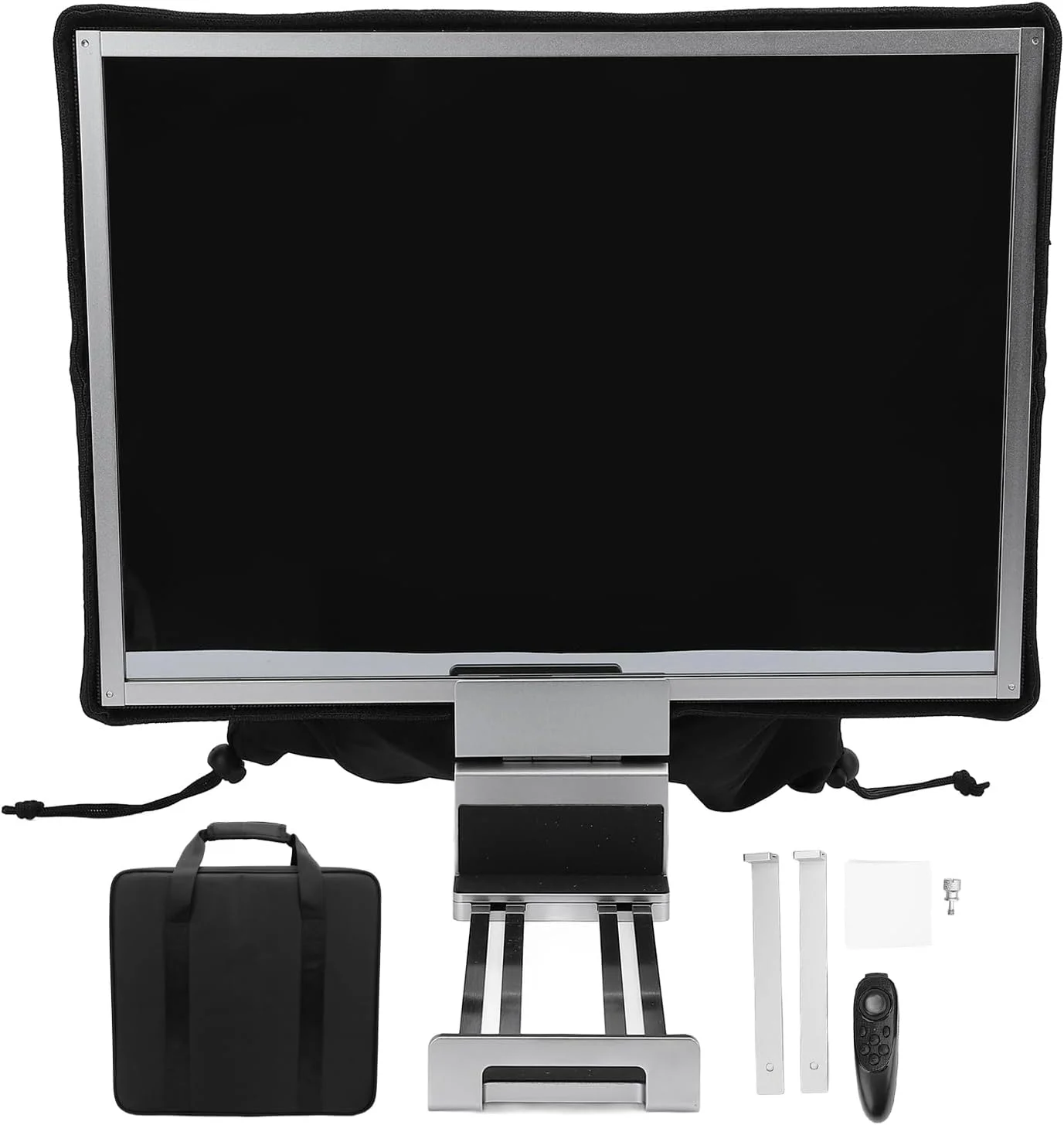 گیرنده متن Gearwell مدل TP16، نمایشگر دوربین با صفحه شفاف 16 اینچی HD و قاب آلومینیومی تاشو، گیرنده متن برای ضبط ویدیو و پخش زنده