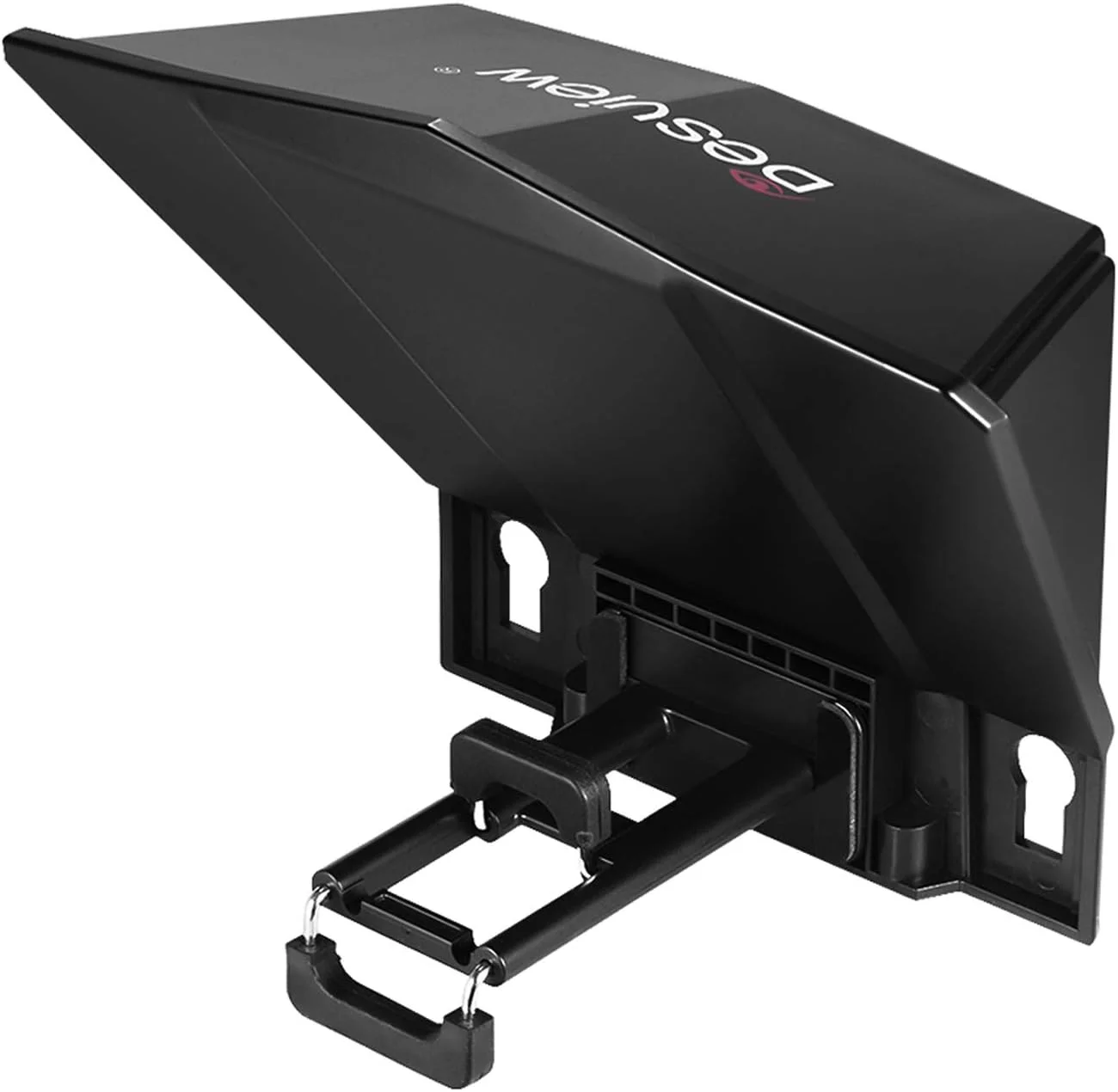 تله پرامپتر T2 با کنترل از راه دور، آداپتورهای لنز، پارچه تمیز کننده، پشتیبانی از زاویه باز برای تلفن هوشمند، تبلت، دوربین DSLR، سخنرانی استیج، پخش زنده، ویدئو آنلاین و ولاگ