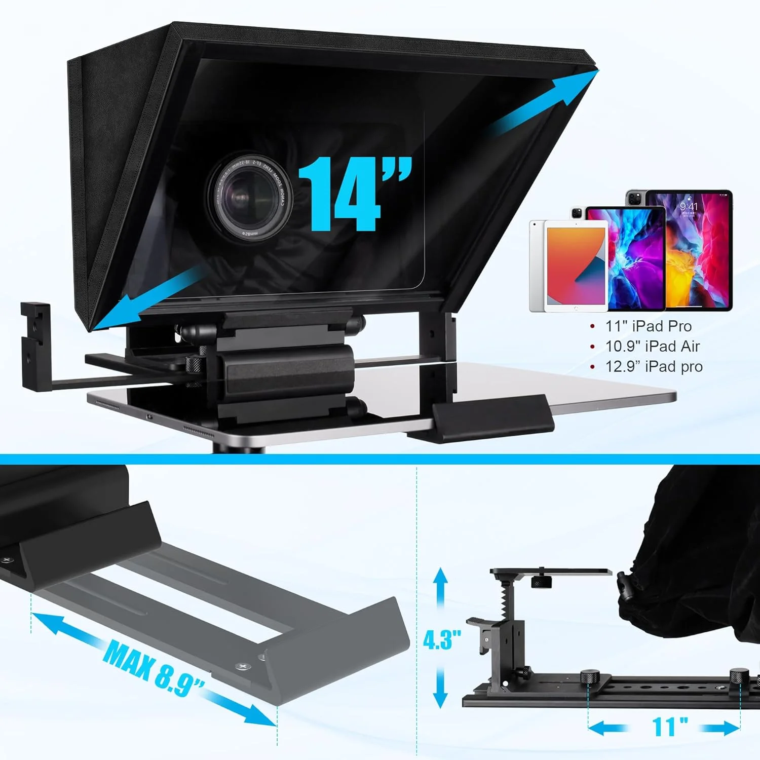 تله پرومتر 14 اینچی HD با زاویه دید گسترده