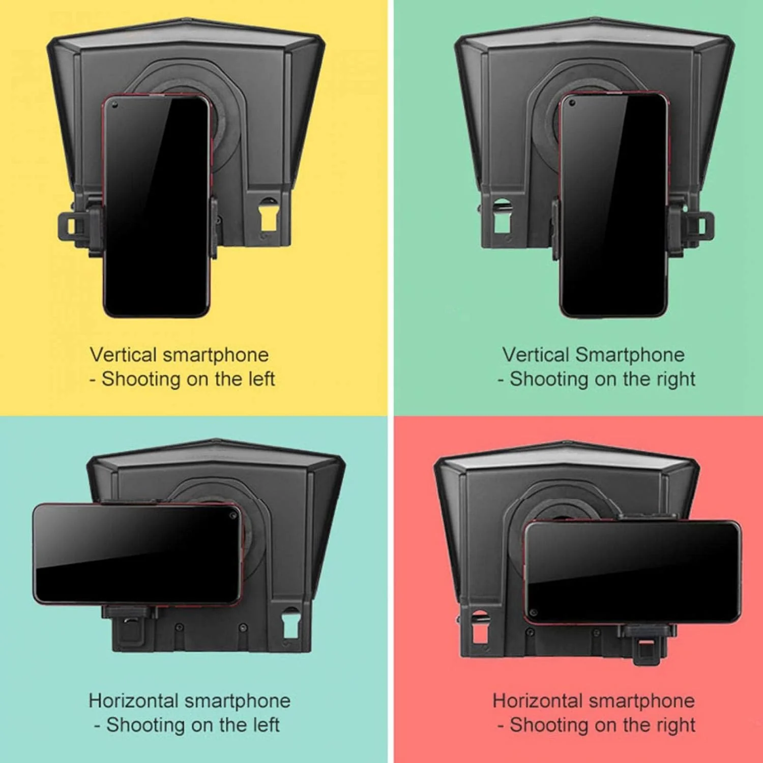 تله پرومتر زنده، کنترل از راه دور بی سیم، با نگهدارنده تبلت تلفن همراه، برای میدان دید بزرگ، صحنه بزرگتر، برای مصاحبه، ارائه صحنه، سخنرانی، ویدئو