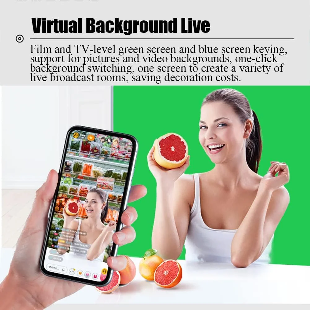 تجهیزات هوشمند پخش زنده AORGRE، دستگاه پخش زنده با کنسول، لنز 2100W، دارای نور پرکننده، تله پرامپتر هوشمند، برای تحویل زنده، آموزش و تمرین