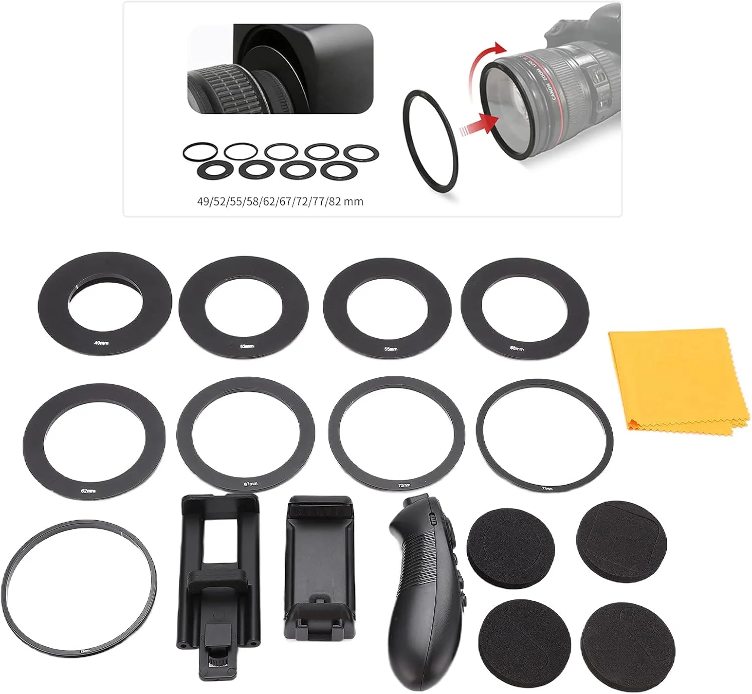 تله پرومتر T3 برای ضبط، با پایه تلسکوپی و کنترل از راه دور سازگار با انواع تلفن های همراه و ضبط ویدیو دوربین. تله پرومتر T3 برای ضبط، با پایه تلسکوپی و کنترل از راه دور سازگار با انواع تلفن های همراه و ضبط ویدیو دوربین.