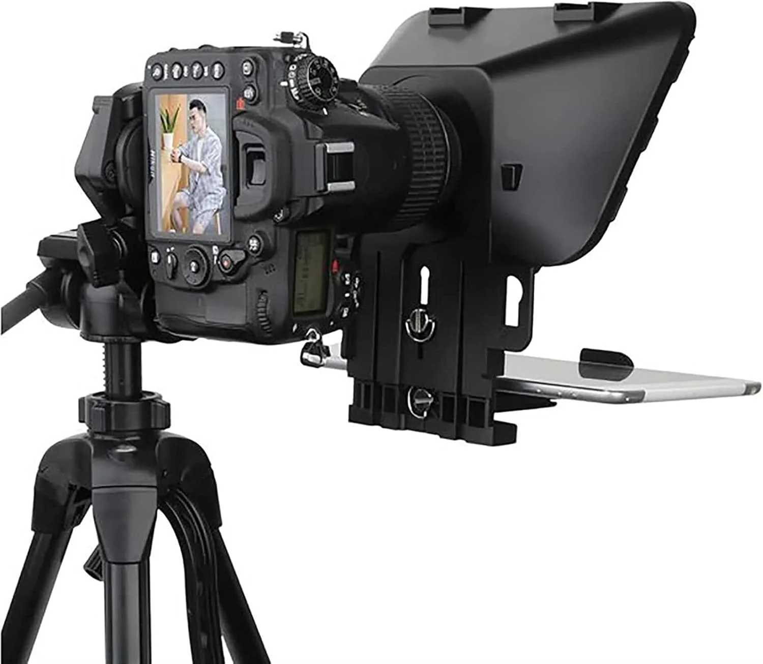 تله پرومتر چند منظوره قابل حمل با حلقه های آداپتور لنز برای تبلت، تلفن هوشمند و دوربین DSLR تله پرومتر چند منظوره قابل حمل با حلقه های آداپتور لنز برای تبلت، تلفن هوشمند و دوربین DSLR