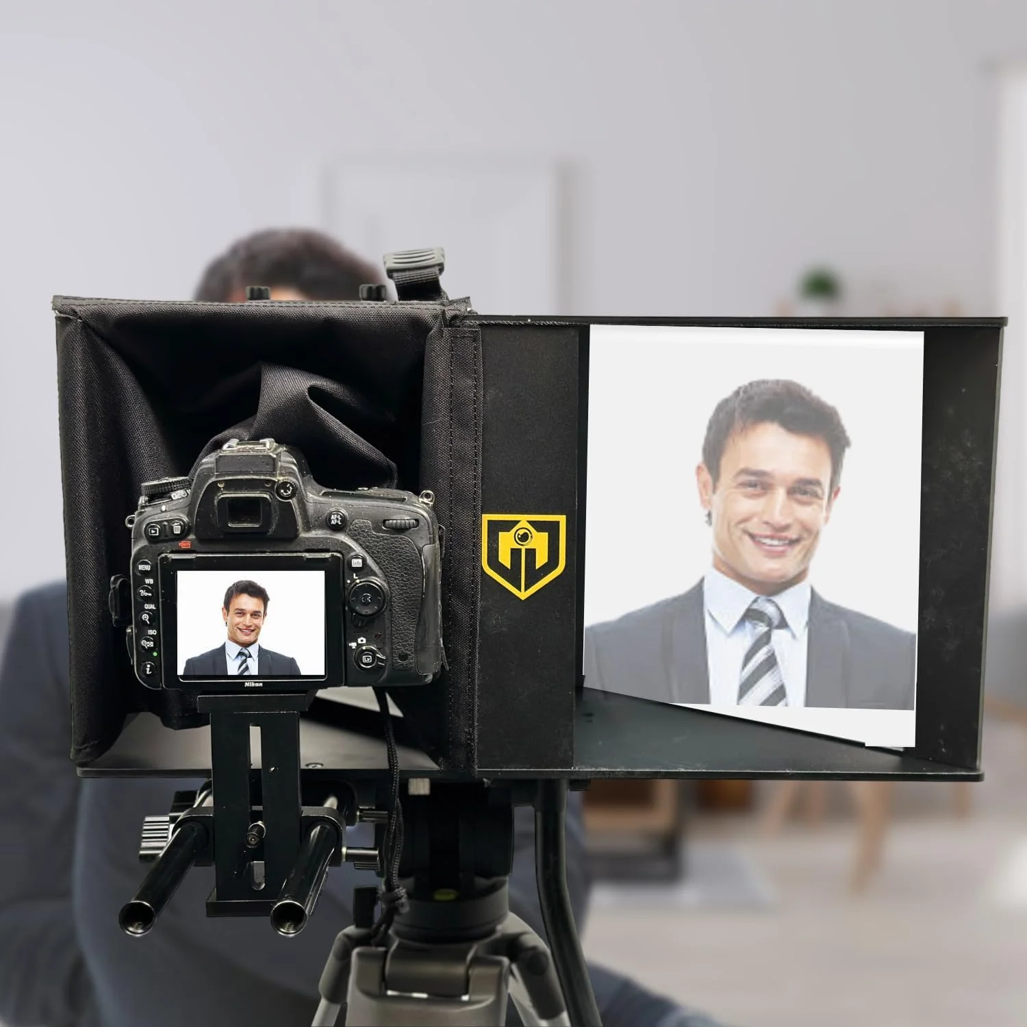 پریسکوپ و تله پرومپتر ترکیبی مصاحبه Glide Gear Face 2 Face