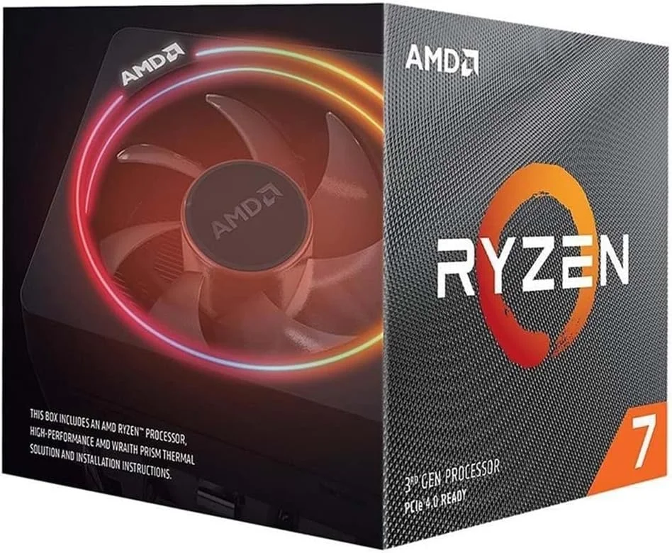 پردازنده AMD Ryzen 7 3700X مدل 100100000071BOX (هشت هسته/شانزده رشته، 36 مگابایت حافظه کش، حداکثر فرکانس 4.4 گیگاهرتز) مشکی