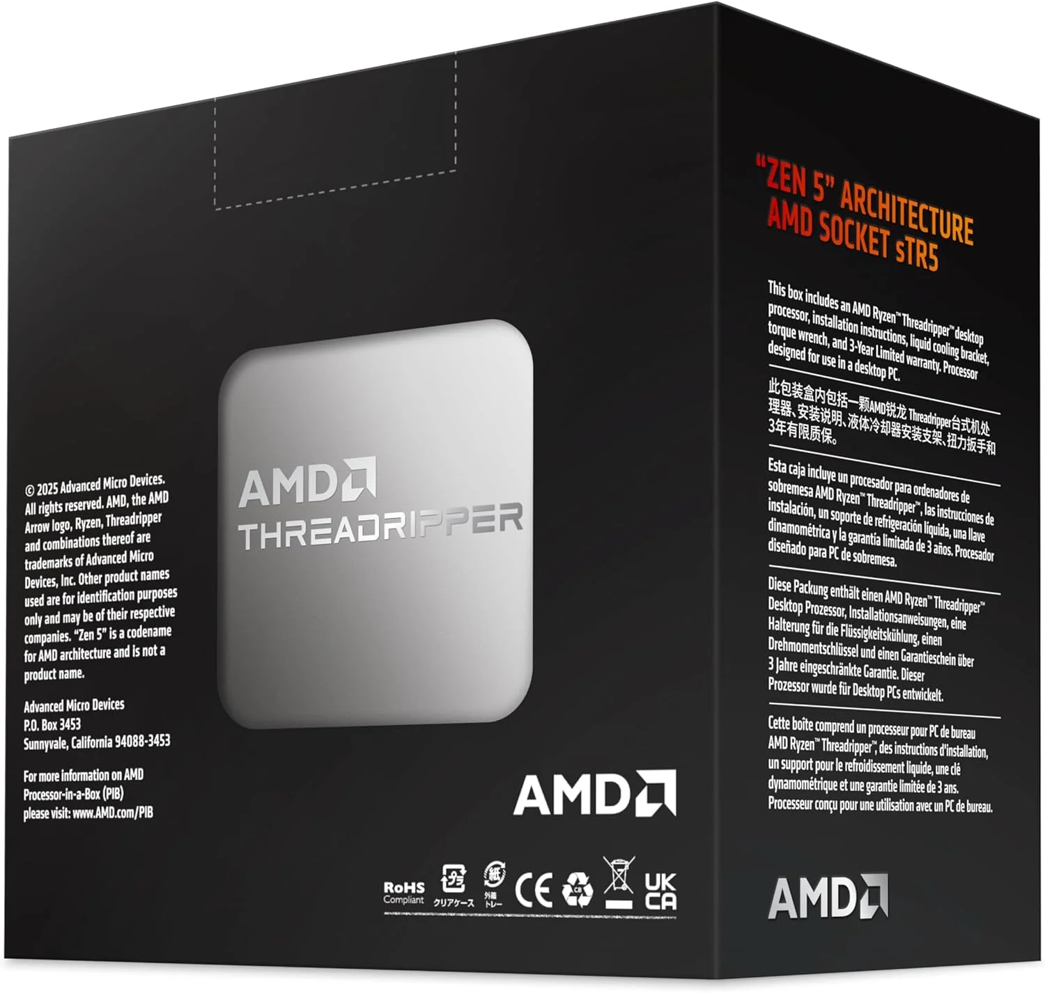 پردازنده AMD Ryzen™ Threadripper™ 9970X