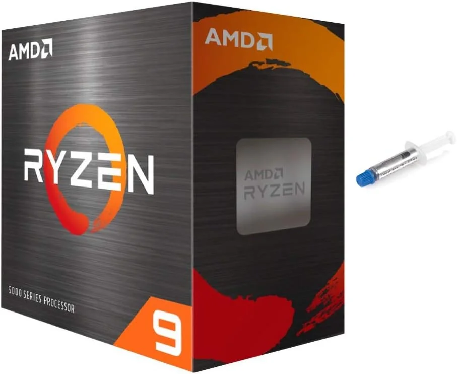 پردازنده دسکتاپ 16 هسته ای AMD-Ryzen 9 5950X نسل چهارم بدون خنک کننده، 32 رشته، باز شده، 3.4 گیگاهرتز تا 4.9 گیگاهرتز، سوکت AM4، معماری هسته Zen 3، فناوری StoreMI به همراه خمیر حرارتی Mytrix پردازنده دسکتاپ 16 هسته ای AMD-Ryzen 9 5950X نسل چهارم بدون خنک کننده، 32 رشته، باز شده، 3.4 گیگاهرتز تا 4.9 گیگاهرتز، سوکت AM4، معماری هسته Zen 3، فناوری StoreMI به همراه خمیر حرارتی Mytrix