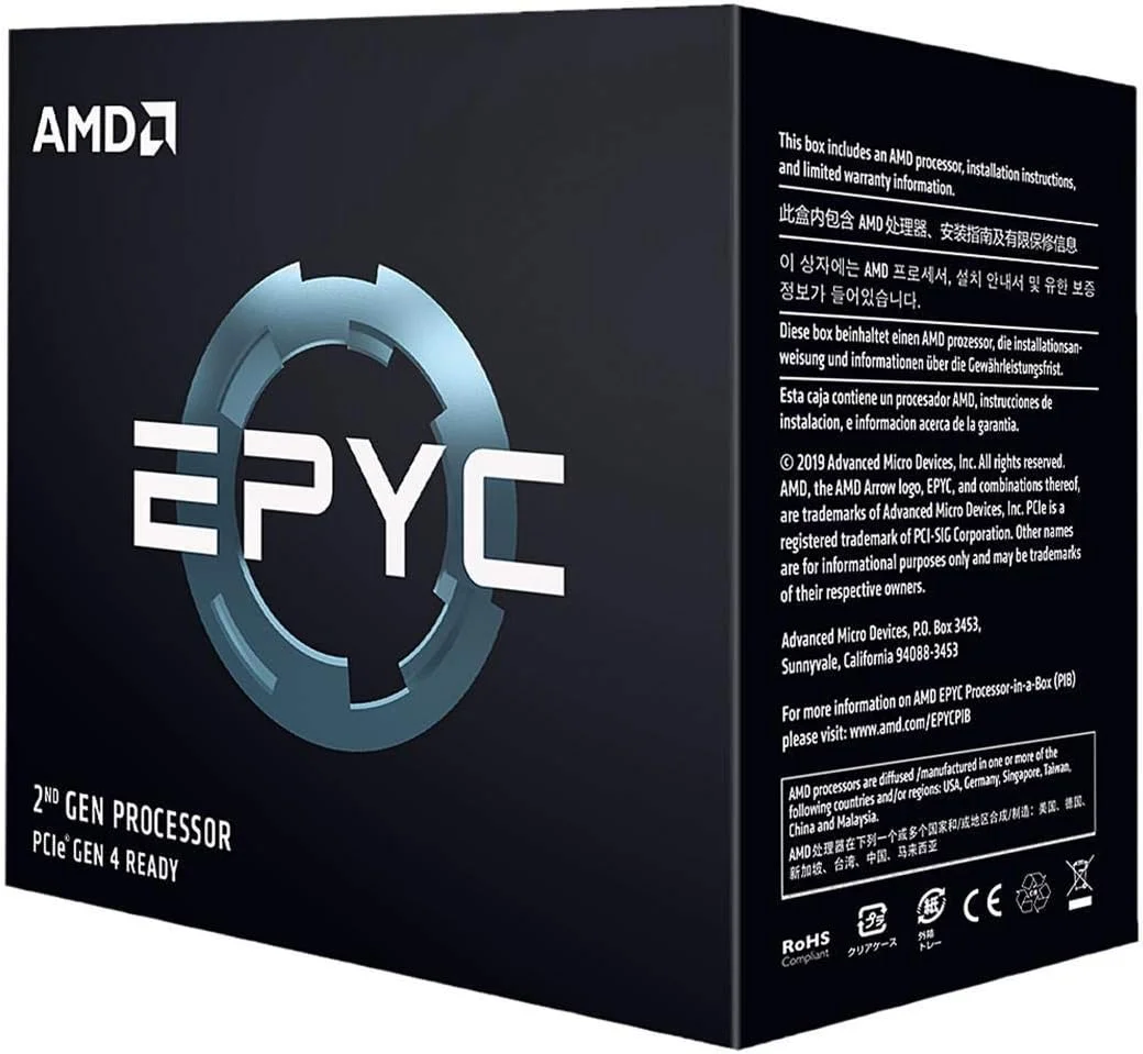 پردازنده سرور AMD EPYC Rome 7262 8 هسته ای 3.2 گیگاهرتز سوکت SP3 155 وات مدل 100-100000041WOF پردازنده سرور AMD EPYC Rome 7262 8 هسته ای 3.2 گیگاهرتز سوکت SP3 155 وات مدل 100-100000041WOF