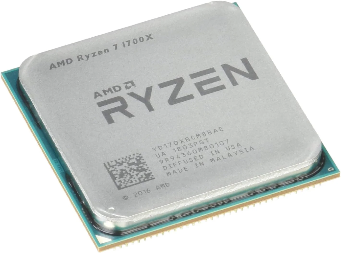 پردازنده AMD Ryzen 7 1700X 3.8 گیگاهرتز - YD170XBCAEWOF پردازنده AMD Ryzen 7 1700X 3.8 گیگاهرتز - YD170XBCAEWOF