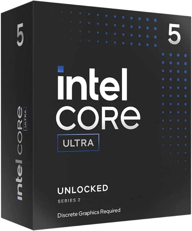 پردازنده دسکتاپ اینتل Core Ultra 5 مدل 245KF - دارای 14 هسته (6 هسته P + 8 هسته E) تا 5.2 گیگاهرتز
