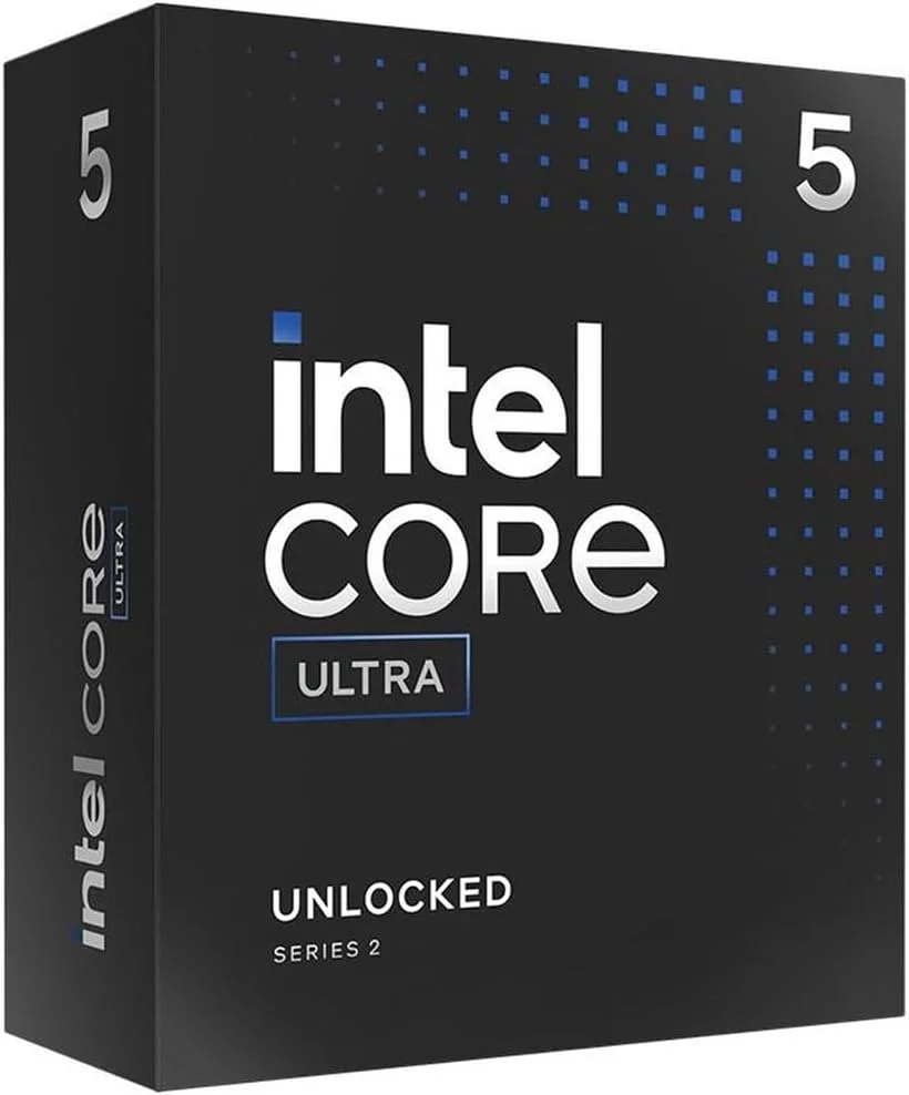 پردازنده دسکتاپ Intel® Core™ Ultra 5 مدل 225F با 10 هسته (6 هسته P + 4 هسته E) تا 4.9 گیگاهرتز