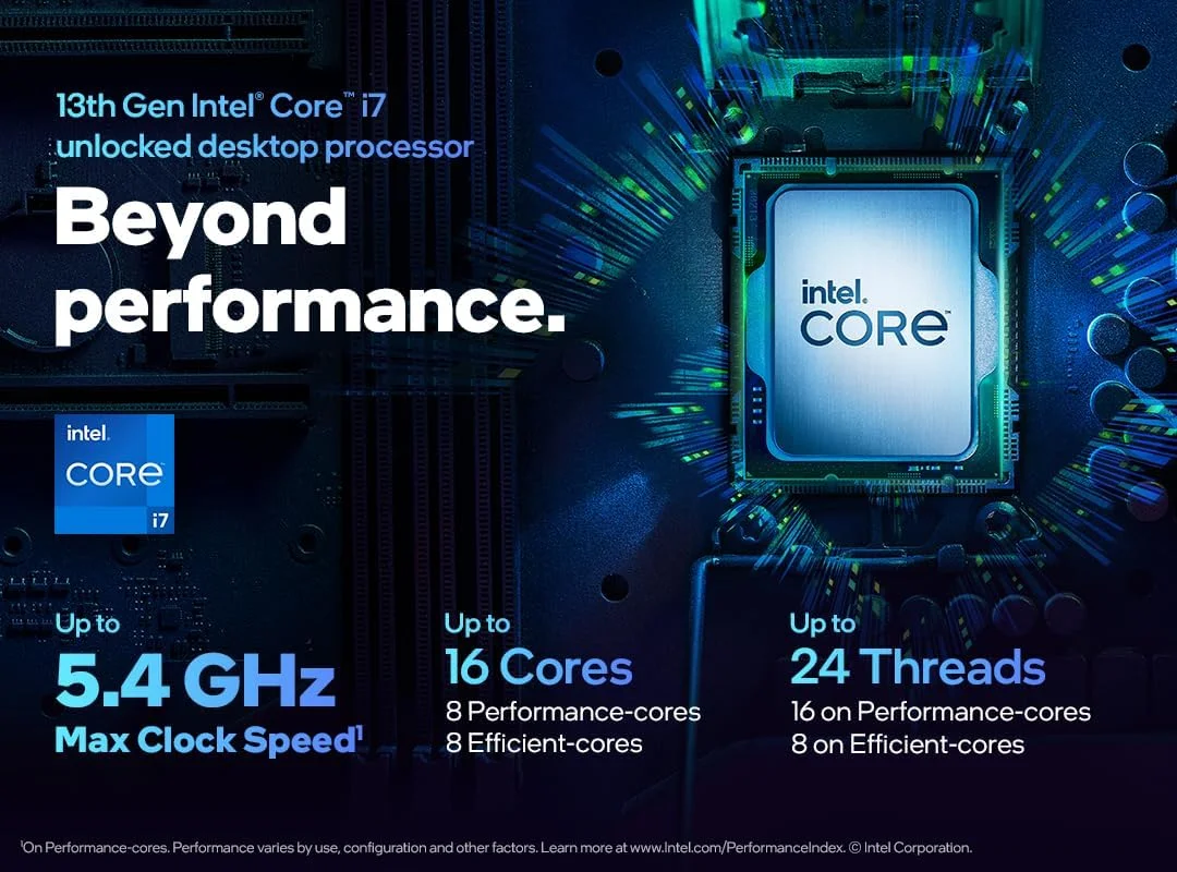 پردازنده دسکتاپ اینتل Core i7-13700K با فرکانس 3.4 گیگاهرتز، 16 هسته و سوکت LGA 1700 (Raptor Lake) پردازنده دسکتاپ اینتل Core i7-13700K با فرکانس 3.4 گیگاهرتز، 16 هسته و سوکت LGA 1700 (Raptor Lake)
