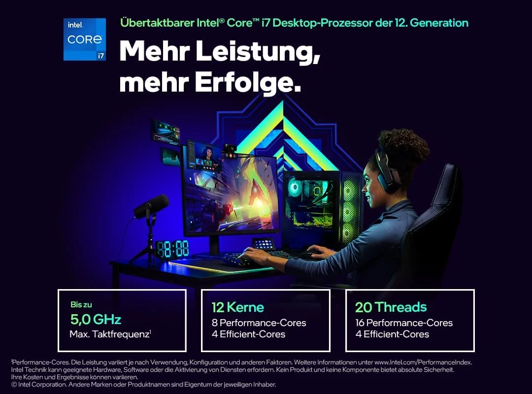 پردازنده دسکتاپ گیمینگ Intel Core i7-12700K با گرافیک یکپارچه و 12 هسته (8P+4E) تا 5.0 گیگاهرتز آنلاک LGA1700 چیپست سری 600 125W پردازنده دسکتاپ گیمینگ Intel Core i7-12700K با گرافیک یکپارچه و 12 هسته (8P+4E) تا 5.0 گیگاهرتز آنلاک LGA1700 چیپست سری 600 125W