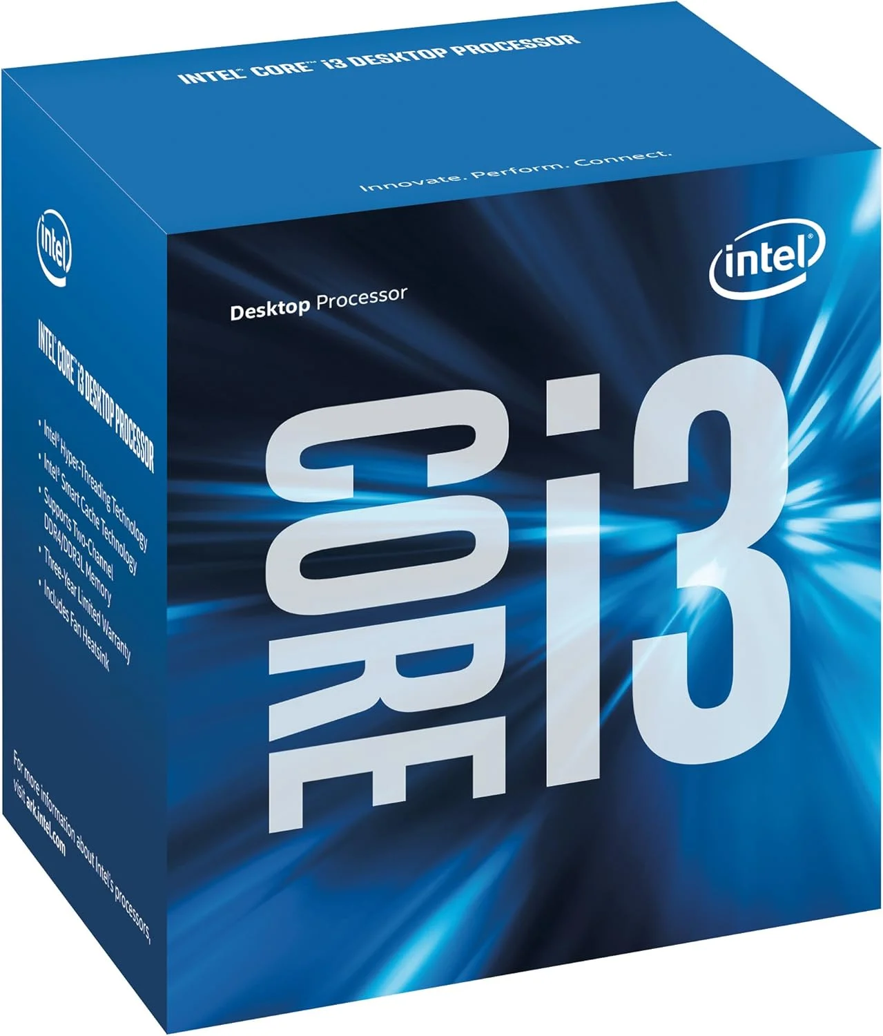 پردازنده دسکتاپ دو هسته ای Intel Core i3-7100 Kaby Lake با فرکانس 3.9 گیگاهرتز LGA 1151 51W مدل BX80677I37100