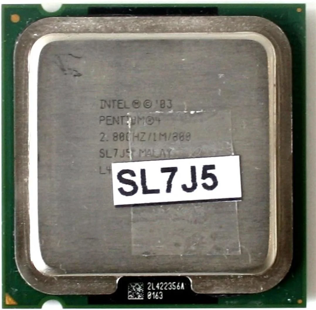 پردازنده اینتل پنتیوم 4 مدل 520 با سرعت 2.80 گیگاهرتز، 1 مگابایت کش، باس 800 و سوکت LGA775