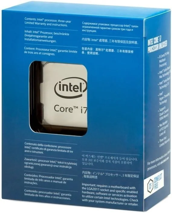 پردازنده دسکتاپ رده بالا اینتل Core i7 6900 K 3.20 گیگاهرتز LGA2011 V3 با 20 مگابایت حافظه کش - مشکی پردازنده دسکتاپ رده بالا اینتل Core i7 6900 K 3.20 گیگاهرتز LGA2011 V3 با 20 مگابایت حافظه کش - مشکی