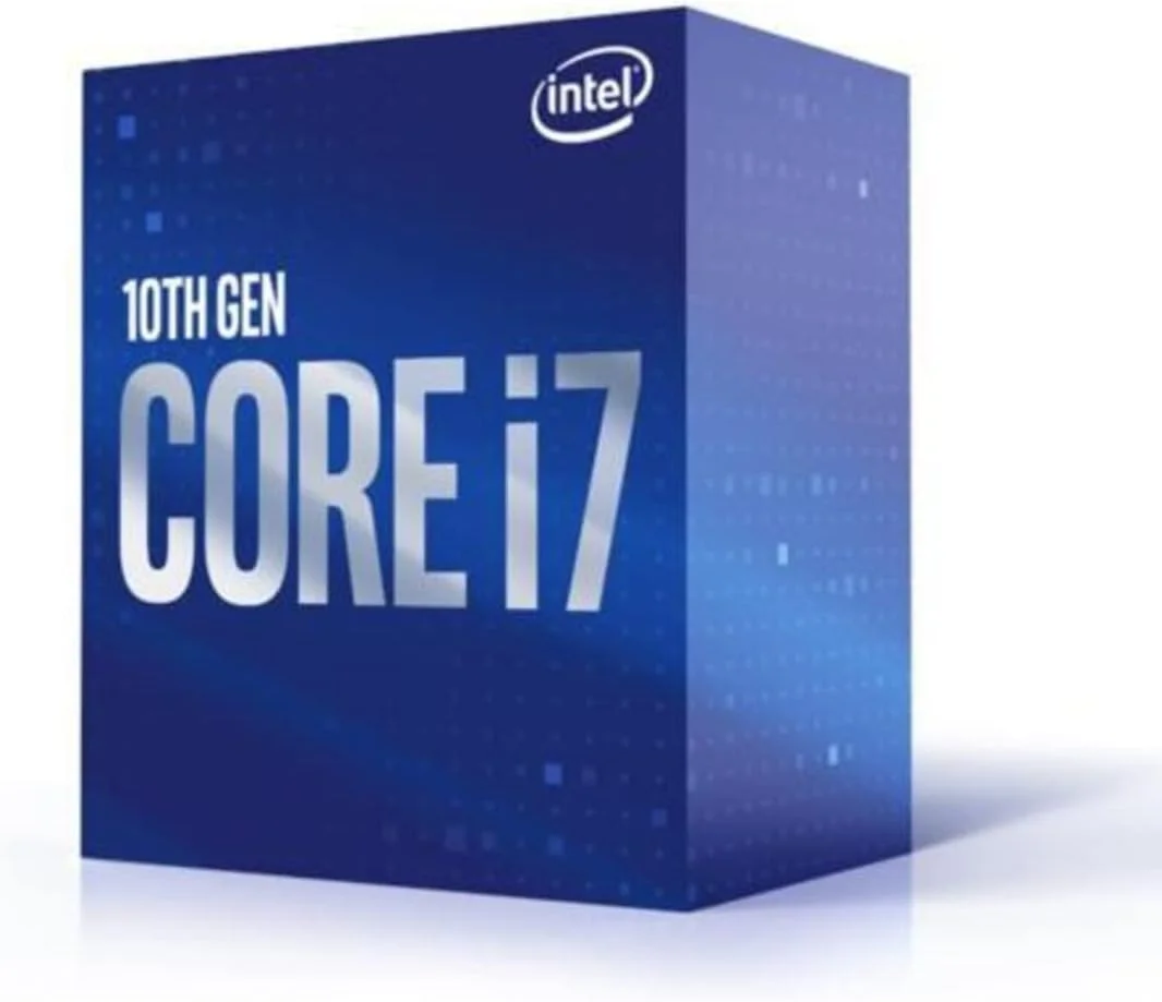 پردازنده اینتل Core i7-10700 (فرکانس پایه 2.90 گیگاهرتز، سوکت LGA1200، 65 وات) نسخه جعبه